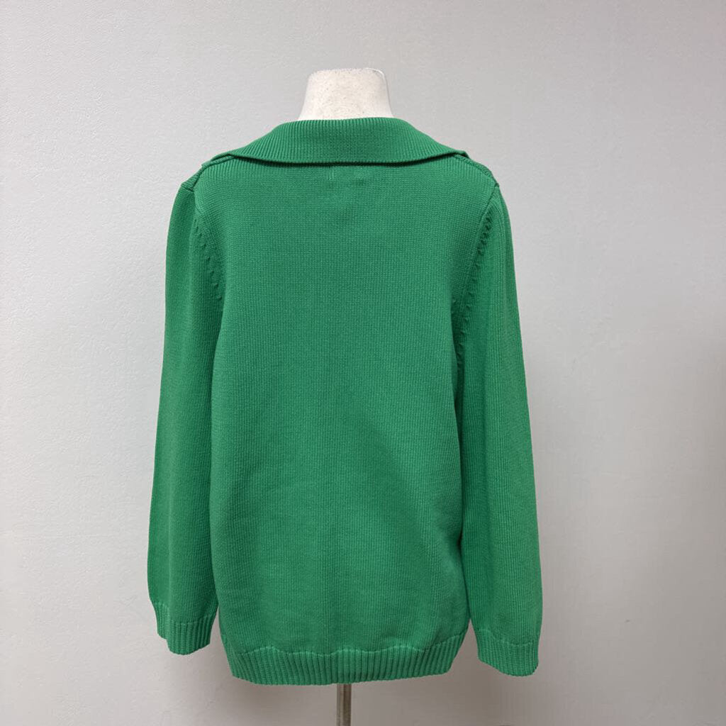 Leset Green Knit Polo Tunic NWT