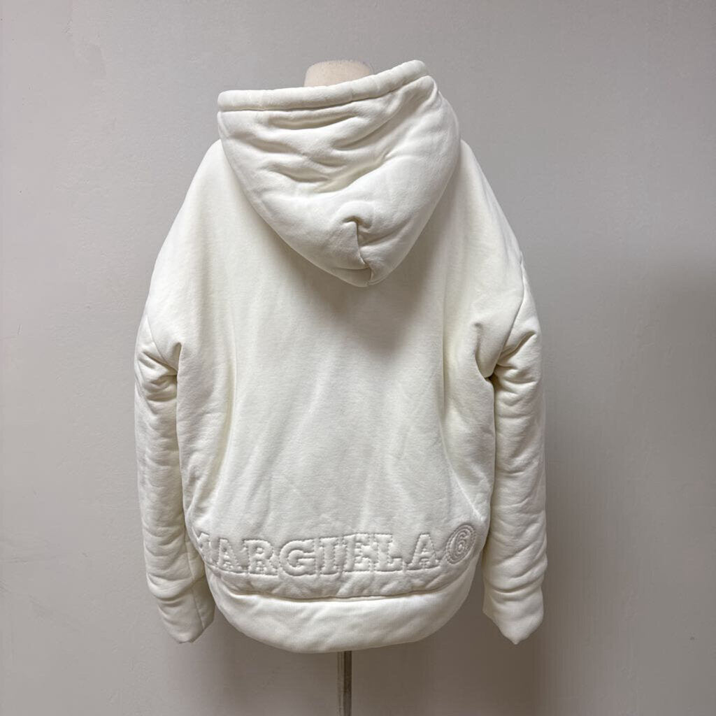 Maison Margiele White Logo Hoodie