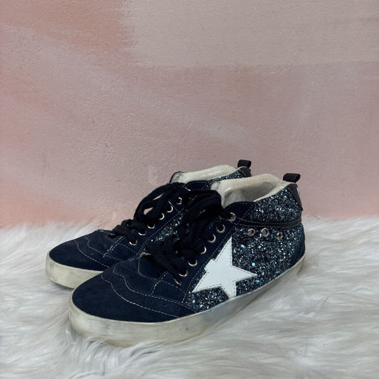 Golden Goose Lo-Tops Suede and Sequin Sneakers