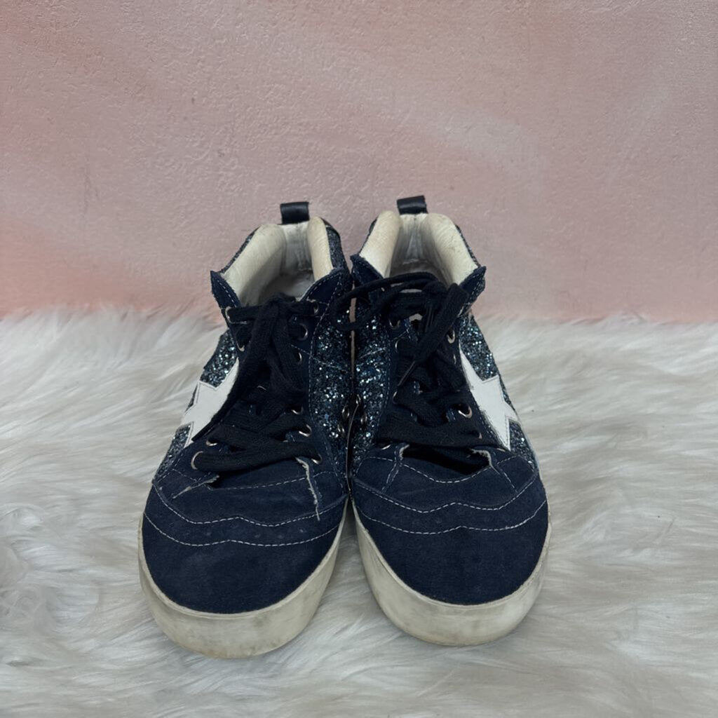 Golden Goose Lo-Tops Suede and Sequin Sneakers