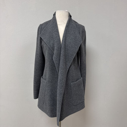 Agnona Grey Cashmere Coat