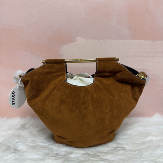 Staud Brown Suede Bucket Bag NWT