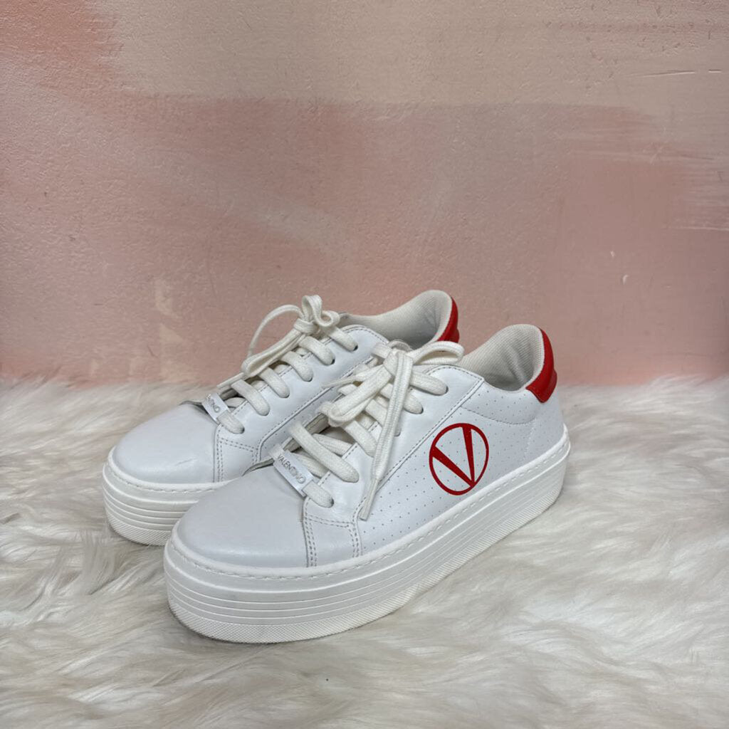 Valentino White Platform Sneaker