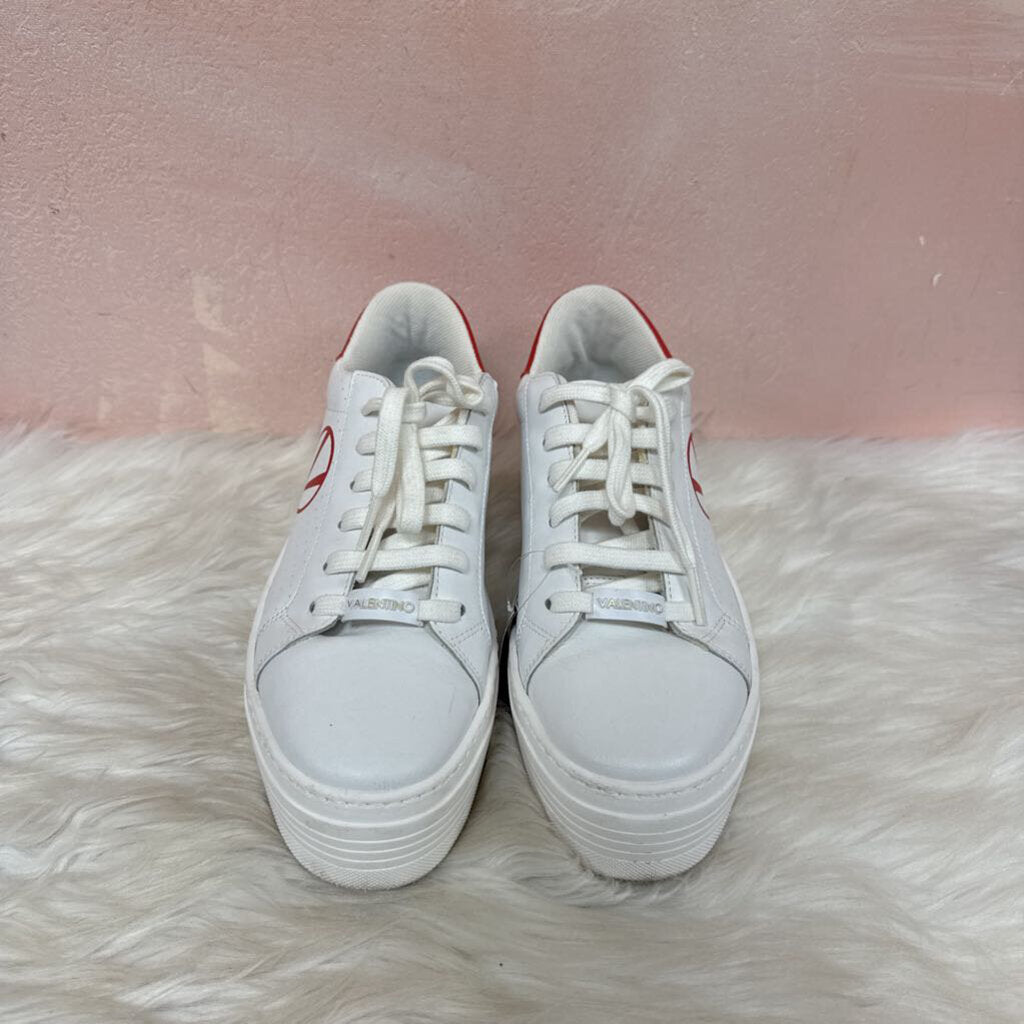 Valentino White Platform Sneaker