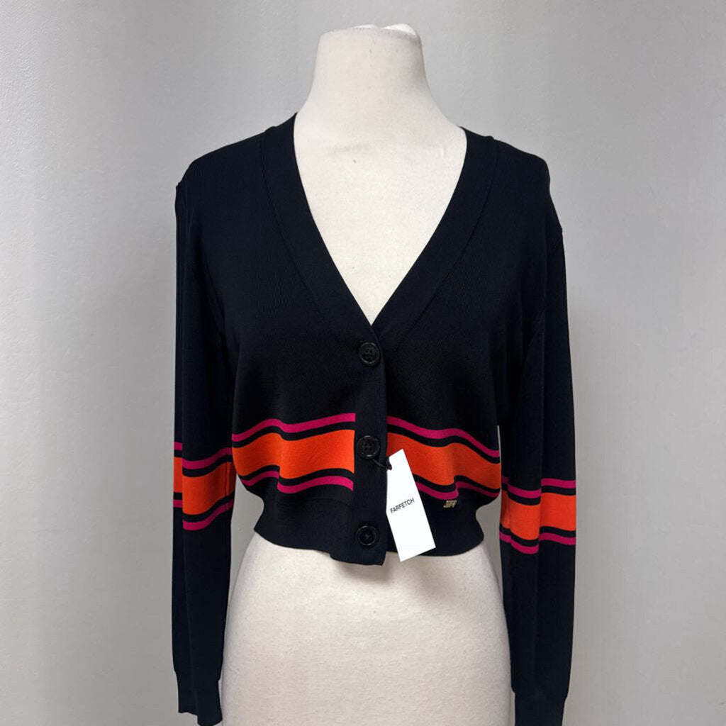 Sonia Rykiel Black Ribbed Cardigan NWT