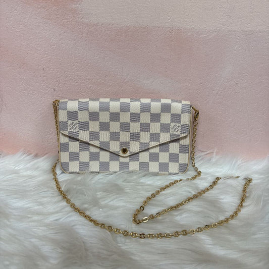 Louis Vuitton Azur Damier Felice Pochette '00