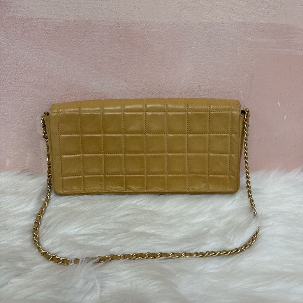 Chanel Tan Vintage Lambskin Quilted Shoulderbag '00