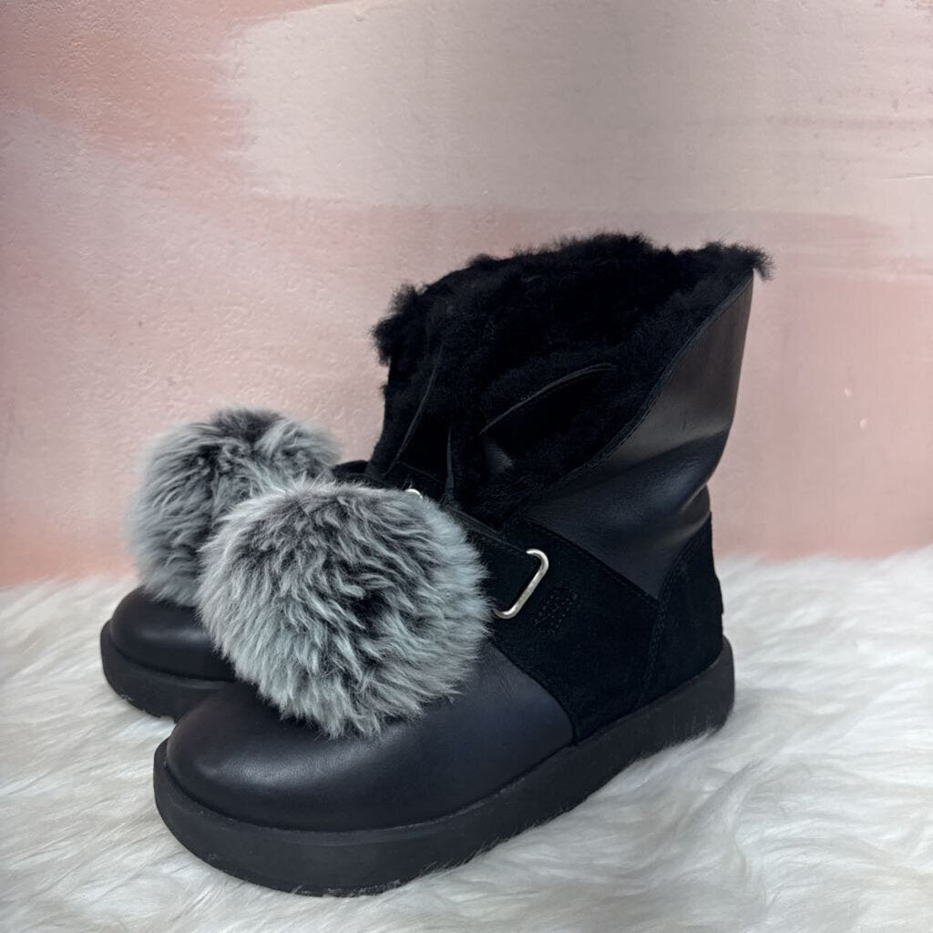 Ugg Black Pom Pom Boot