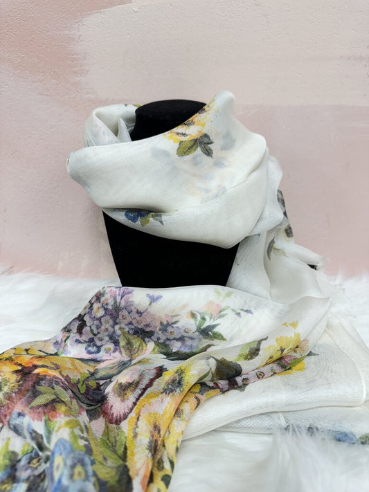Dolce & Gabbana Silk Cloth Floral Wrap